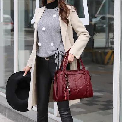 Juliette Rivoli | Sac à main en cuir véritable