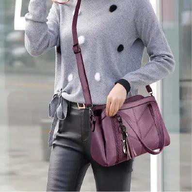 Juliette Rivoli | Sac à main en cuir véritable
