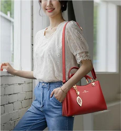 Eugénie Rivoli | Sac à main en cuir véritable