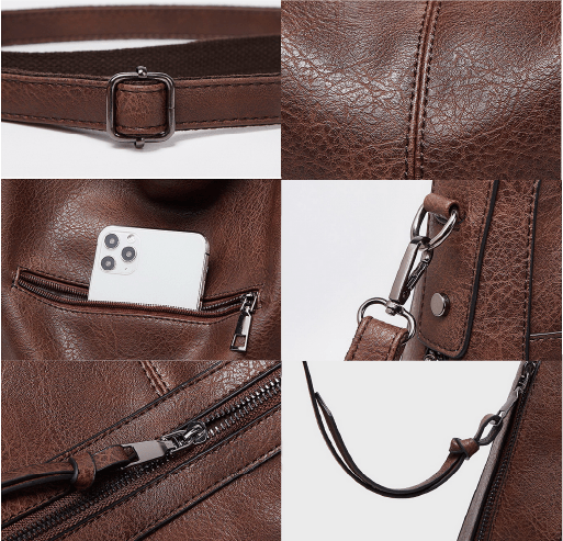 Estelle Rivoli | Sac à main en cuir véritable