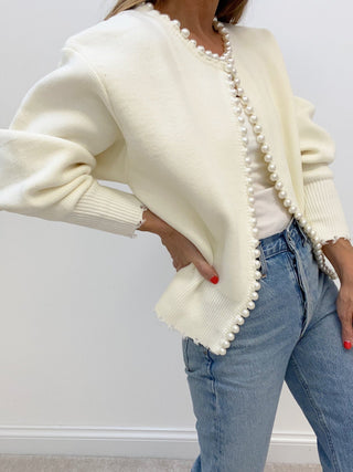 Sophie | Cardigan élégant orné de perles