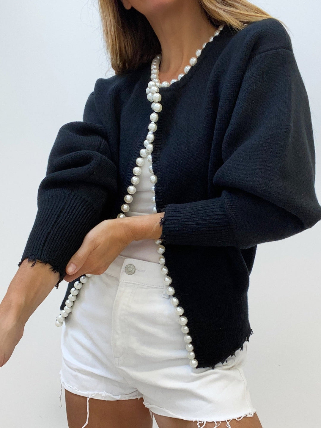 Sophie | Cardigan élégant orné de perles