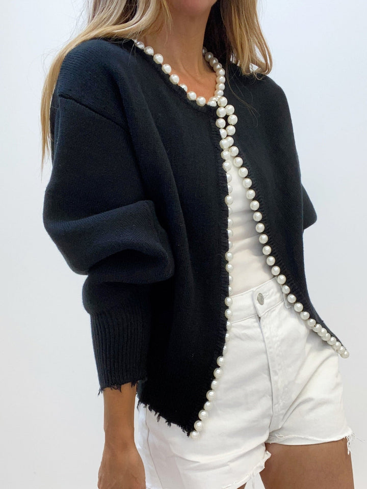 Sophie | Cardigan élégant orné de perles