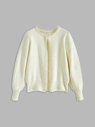 Sophie | Cardigan élégant orné de perles