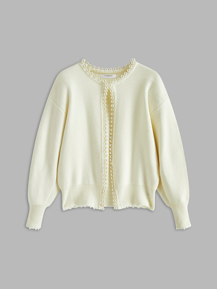 Sophie | Cardigan élégant orné de perles