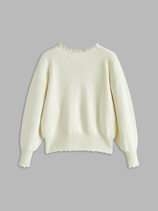 Sophie | Cardigan élégant orné de perles