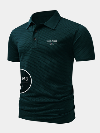Pierre-Alexandre | Polo en maille géométrique