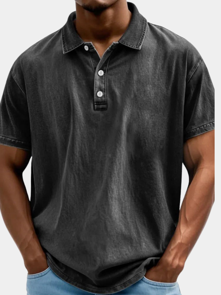 Pascal | Polo vintage délavé
