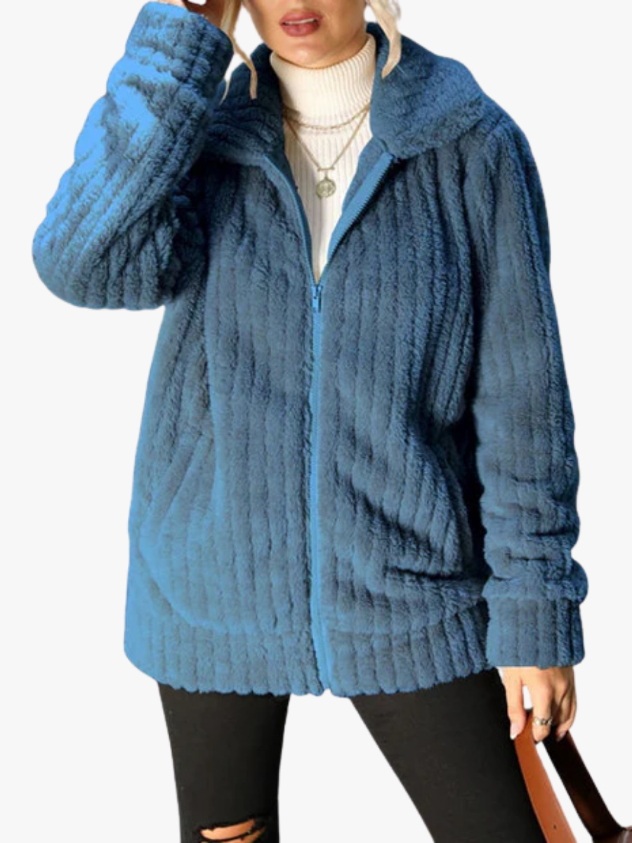 Madeleine | Manteau effet peluche