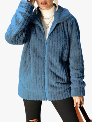 Madeleine | Manteau effet peluche