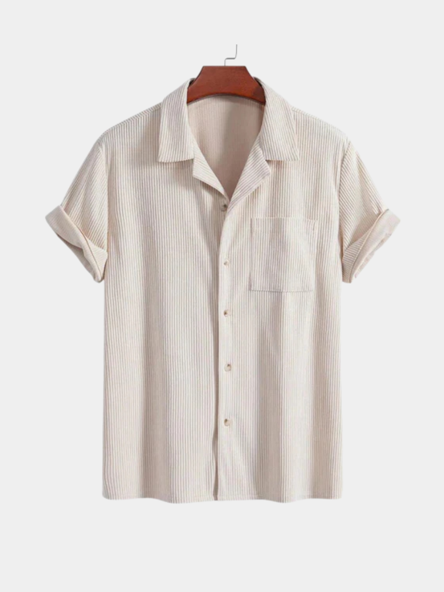 Pierre | Chemise cuba texturée