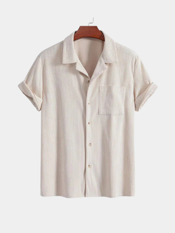 Pierre | Chemise cuba texturée
