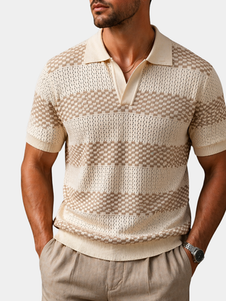 Georges | Polo en maille à rayures