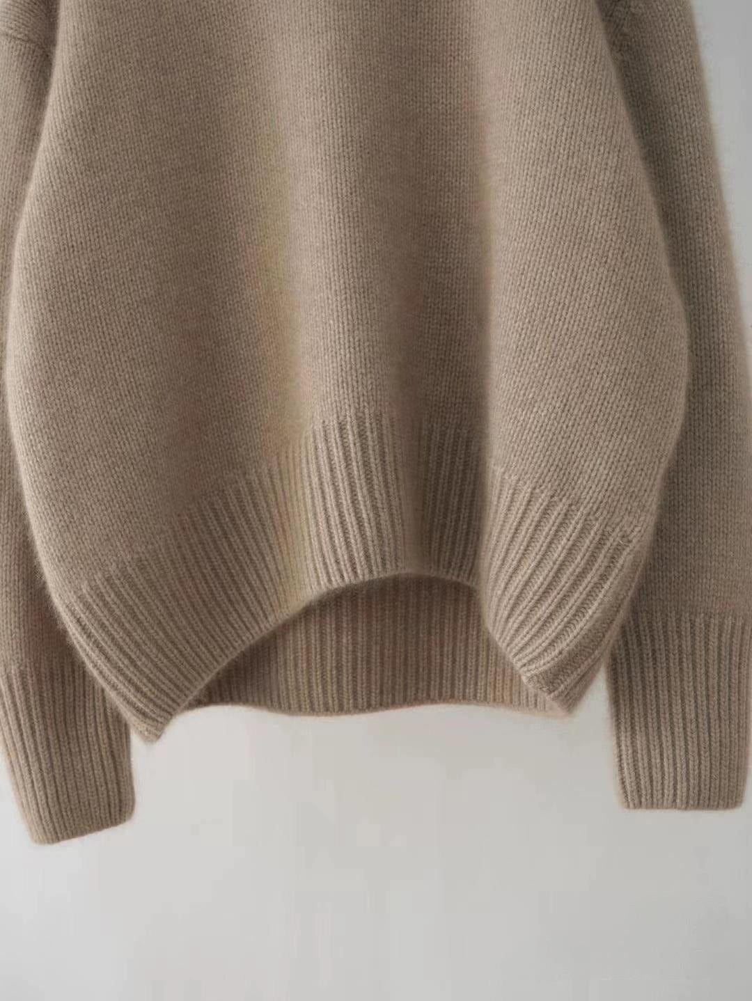 Jocelyne | Pull à col roulé en cachemire