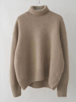 Jocelyne | Pull à col roulé en cachemire