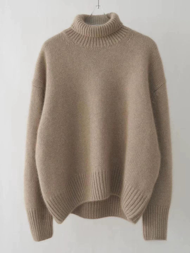 Jocelyne | Pull à col roulé en cachemire