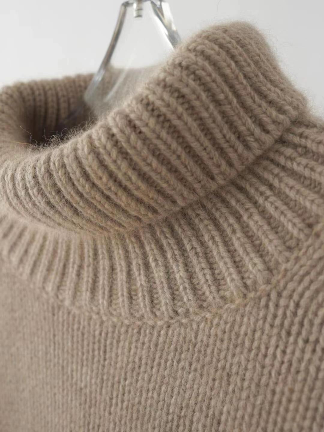 Jocelyne | Pull à col roulé en cachemire