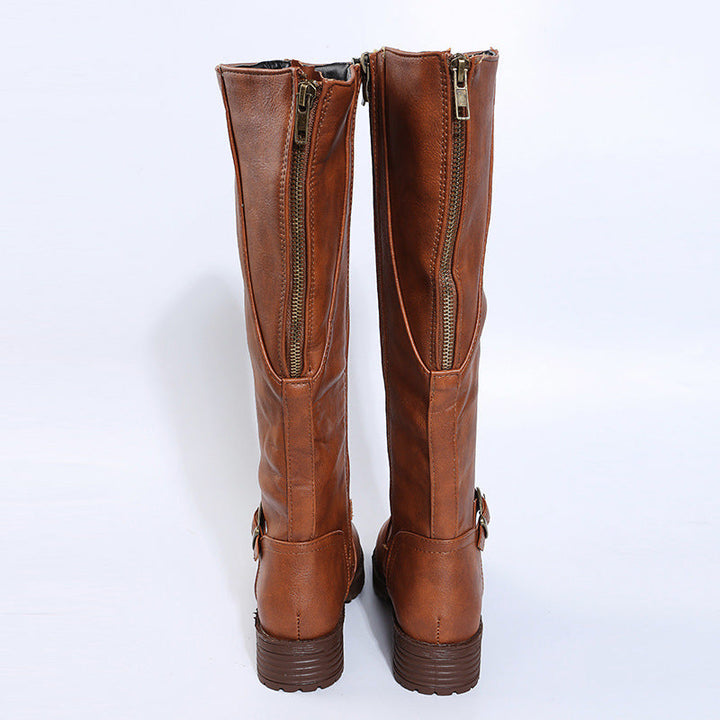 Louise | Bottes hautes élégantes à boucle