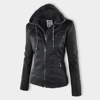 Élodie | Veste en similicuir