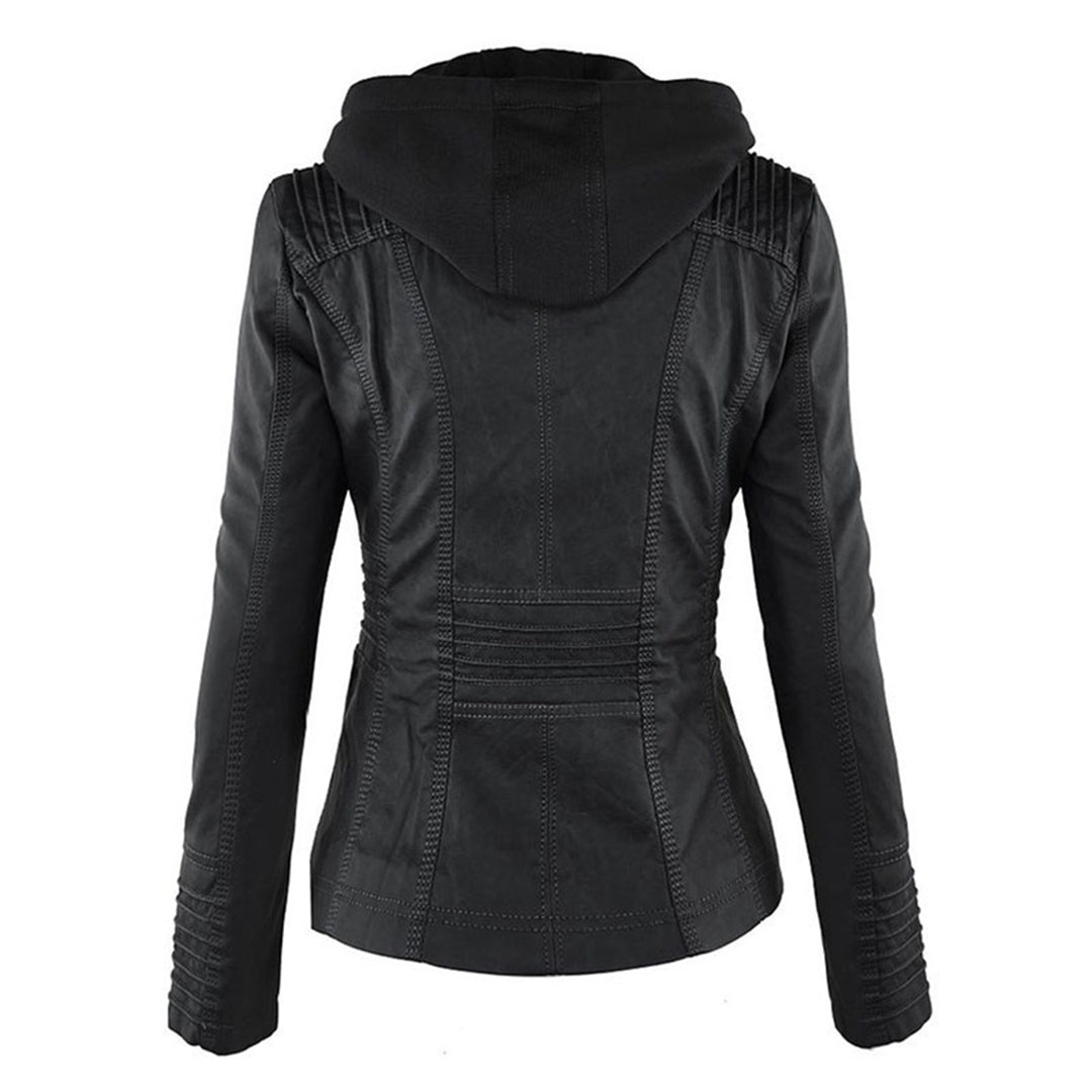 Élodie | Veste en similicuir