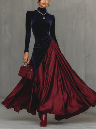 Sidonie | Robe longue bicolore