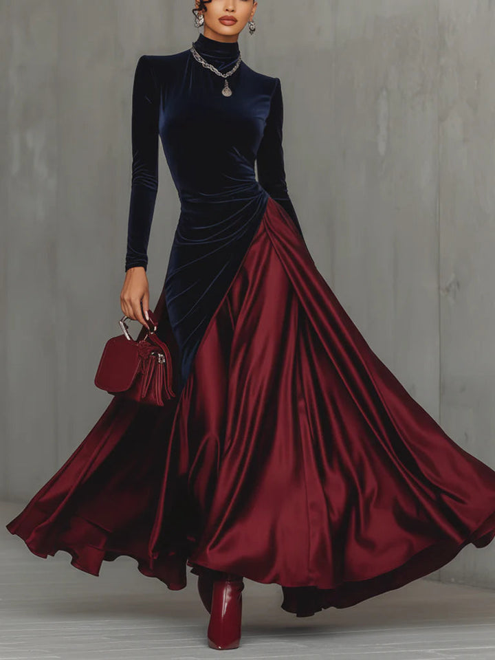 Sidonie | Robe longue bicolore