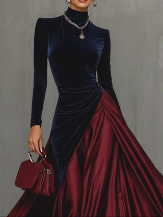 Sidonie | Robe longue bicolore