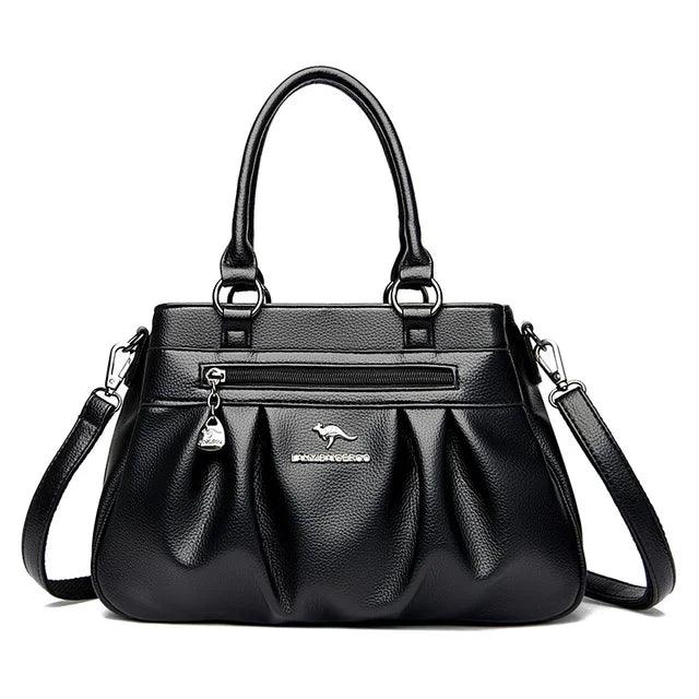 Fleur Rivoli | Sac à main en cuir véritable
