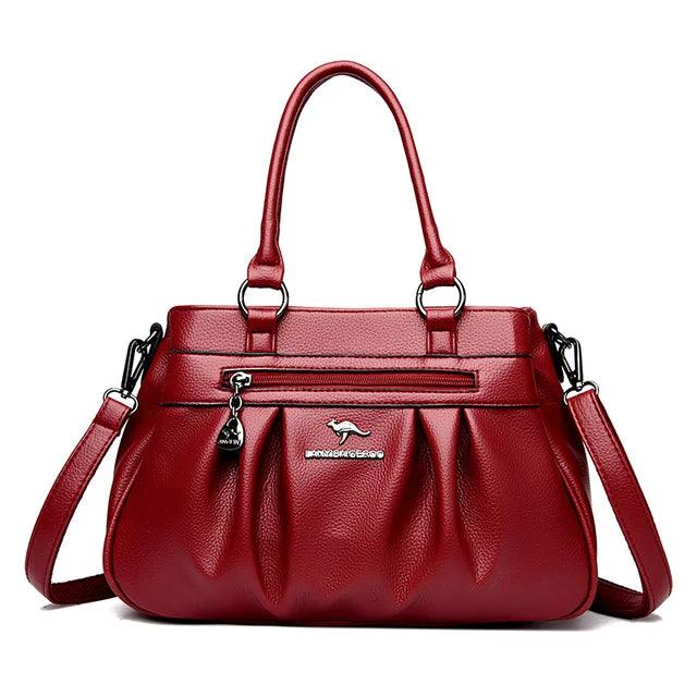 Fleur Rivoli | Sac à main en cuir véritable
