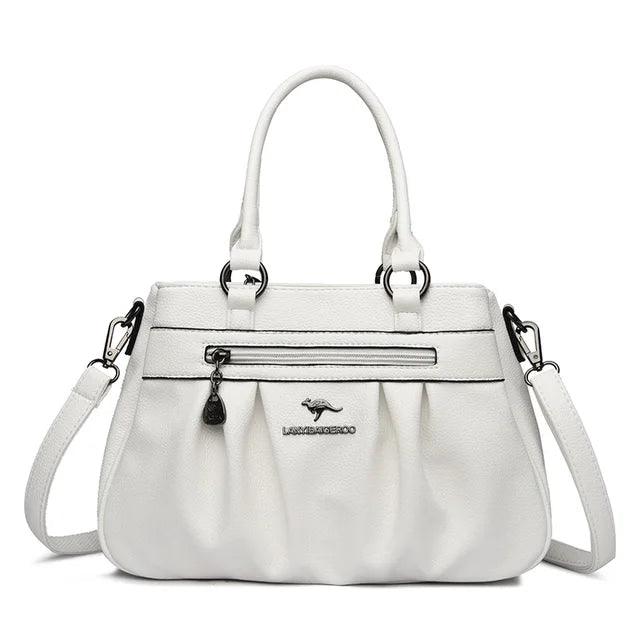 Fleur Rivoli | Sac à main en cuir véritable