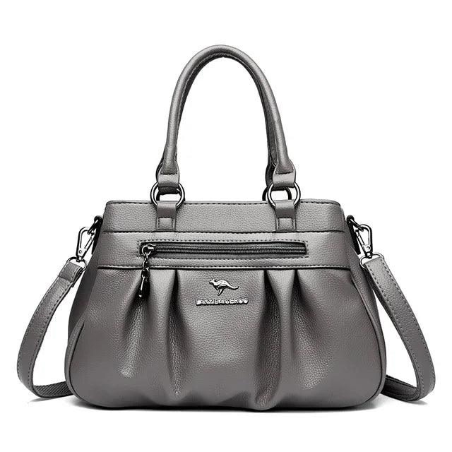 Fleur Rivoli | Sac à main en cuir véritable
