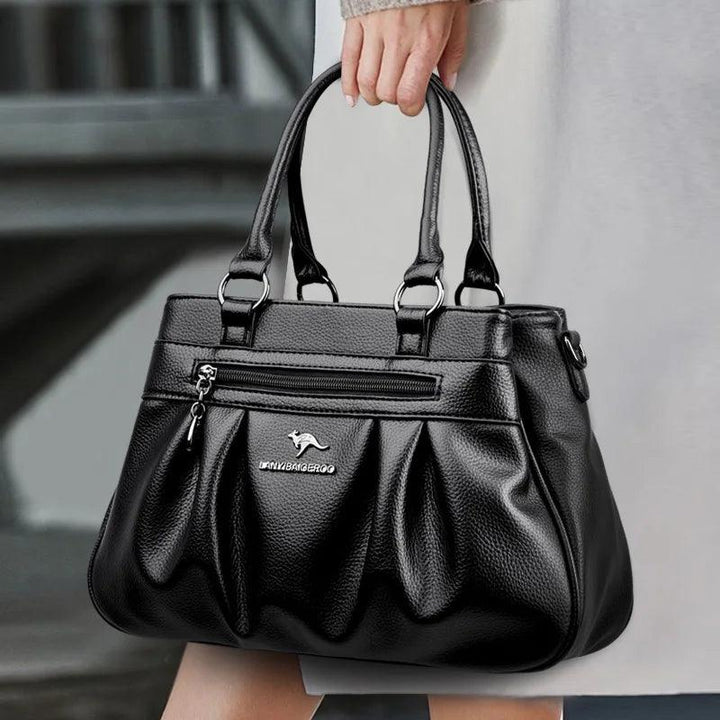 Fleur Rivoli | Sac à main en cuir véritable