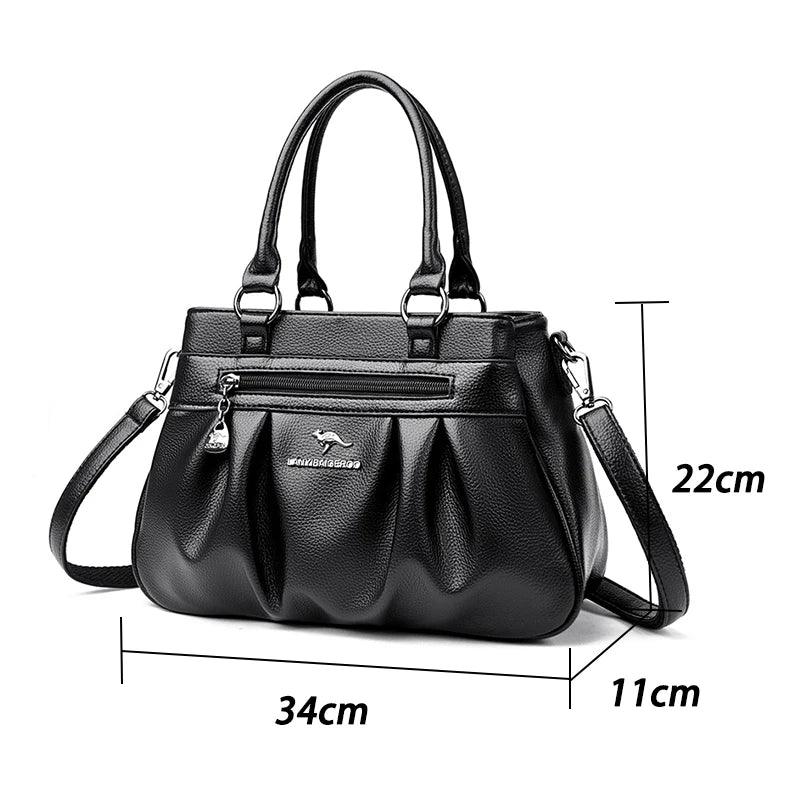 Fleur Rivoli | Sac à main en cuir véritable