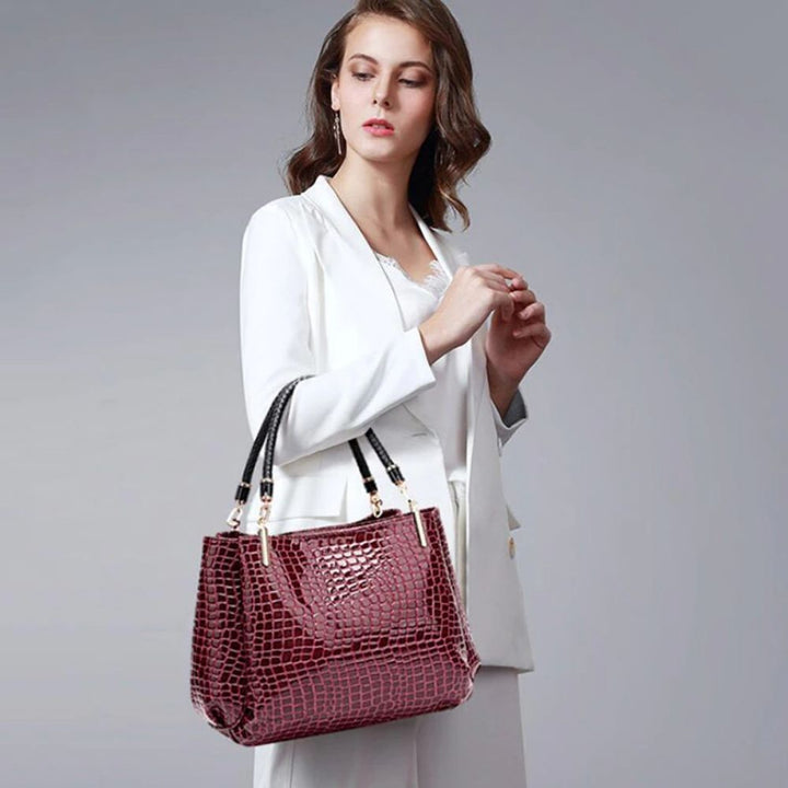 Camille Lumière | Sac à main en cuir véritable