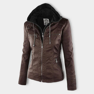 Élodie | Veste en similicuir
