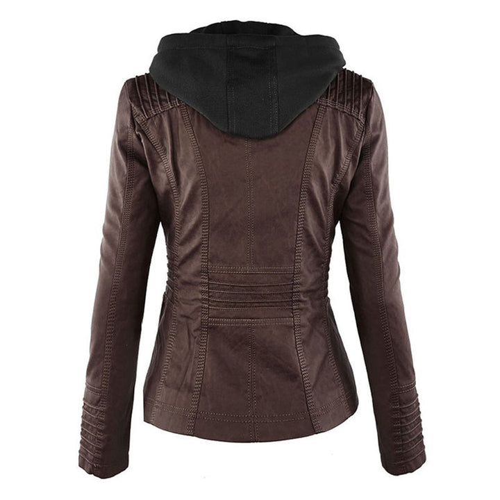 Élodie | Veste en similicuir