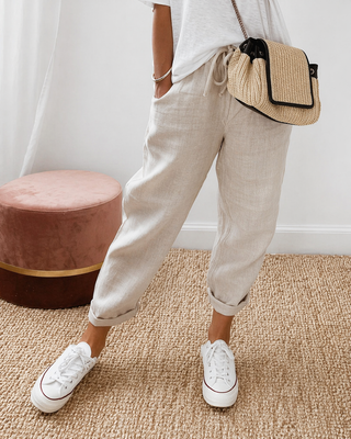 Aline | Pantalon décontracté en lin