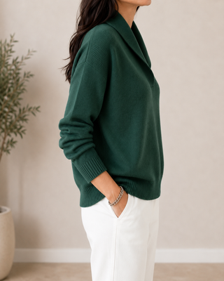 Marceline | Pull à col châle