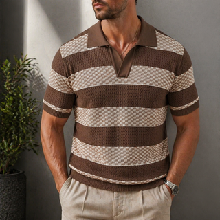 Georges | Polo en maille à rayures