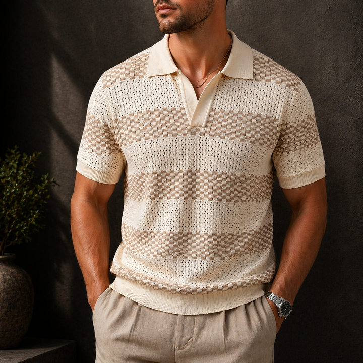 Georges | Polo en maille à rayures
