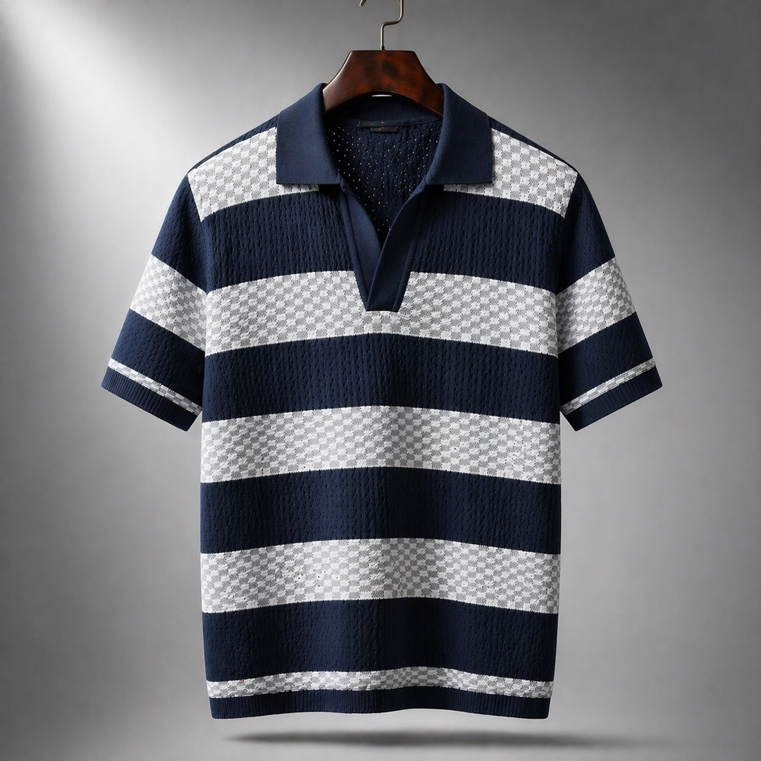 Georges | Polo en maille à rayures