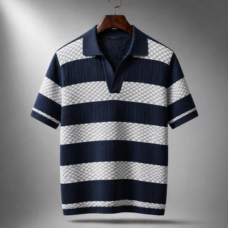 Georges | Polo en maille à rayures