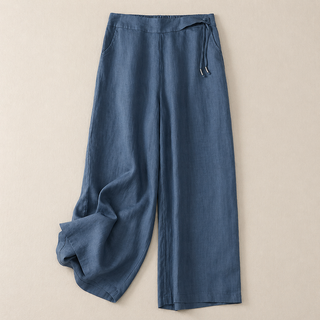Joëlle | Pantalon en lin à jambes larges
