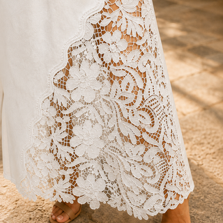 Jacqueline | Jupe longue en dentelle
