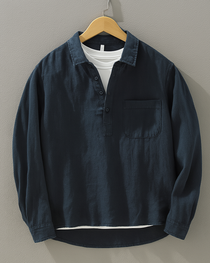 Charles | Chemise en coton-lin