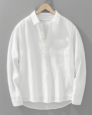 Louis-Pierre | Chemise demi-patte boutonnée
