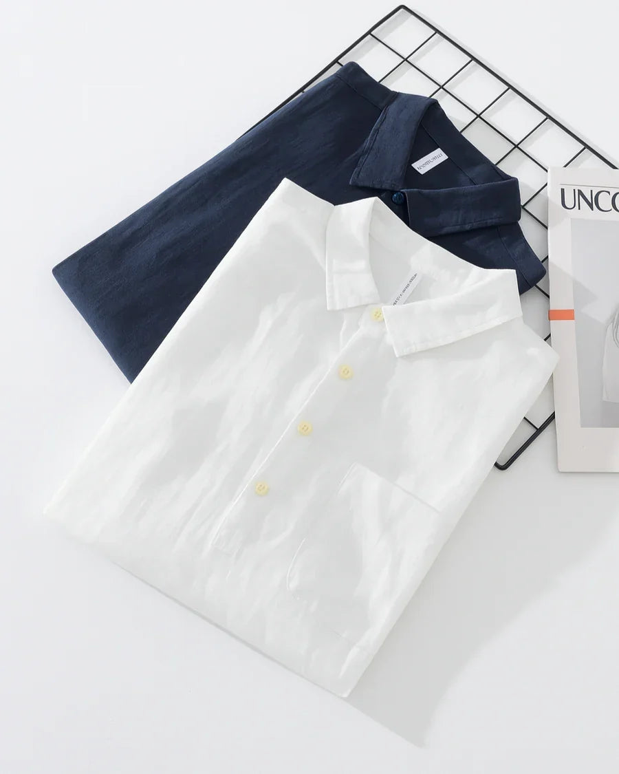 Louis-Pierre | Chemise demi-patte boutonnée
