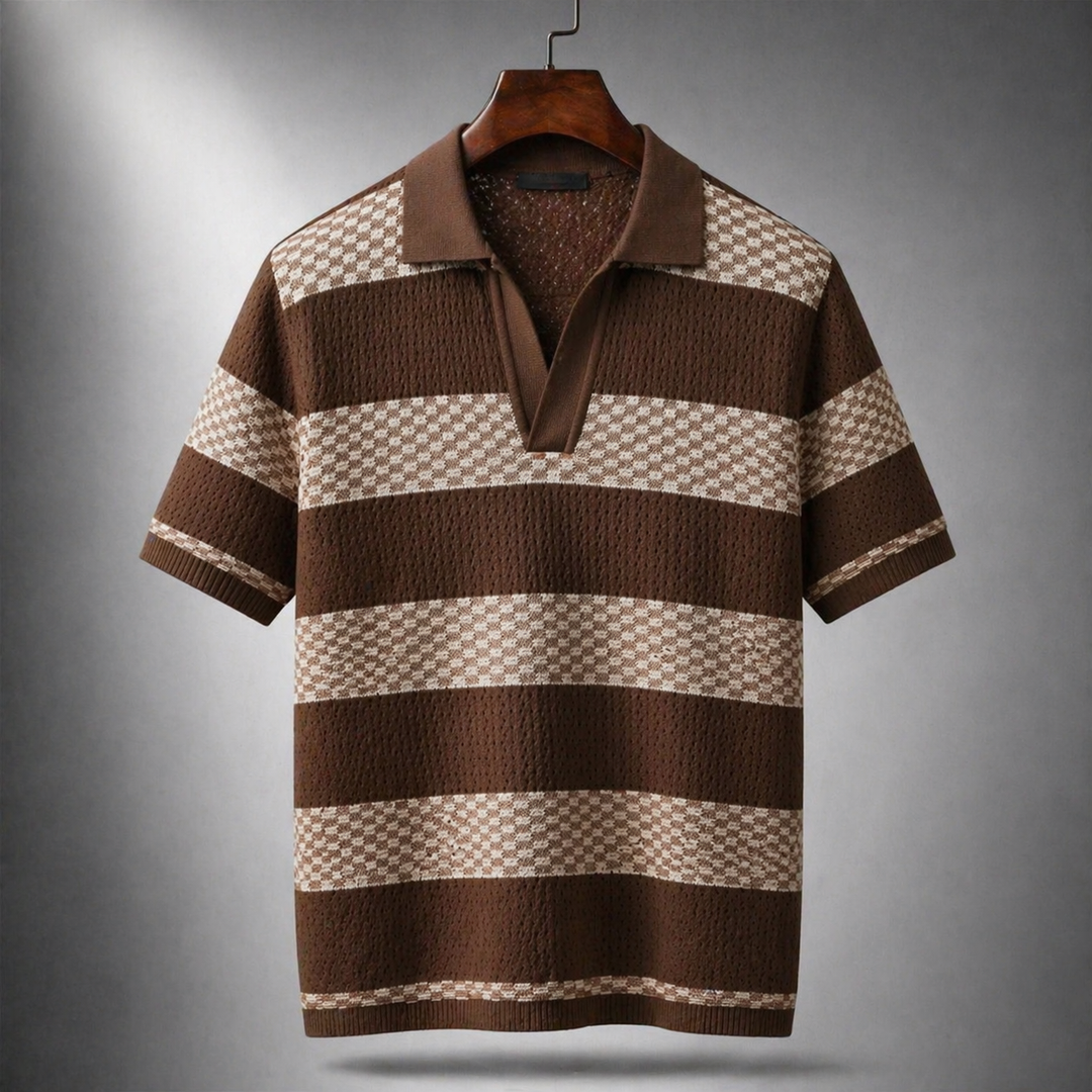 Georges | Polo en maille à rayures