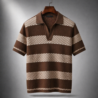 Georges | Polo en maille à rayures