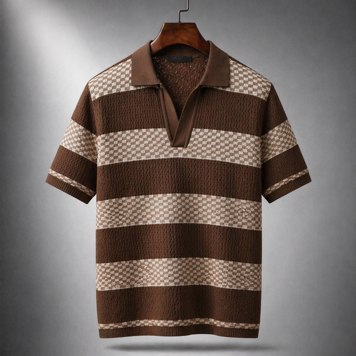 Georges | Polo en maille à rayures